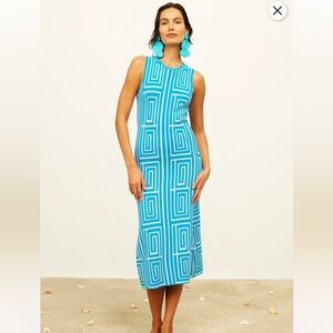 Simon Miller Axon Sleeveless Knit Midi Dress Sz XS